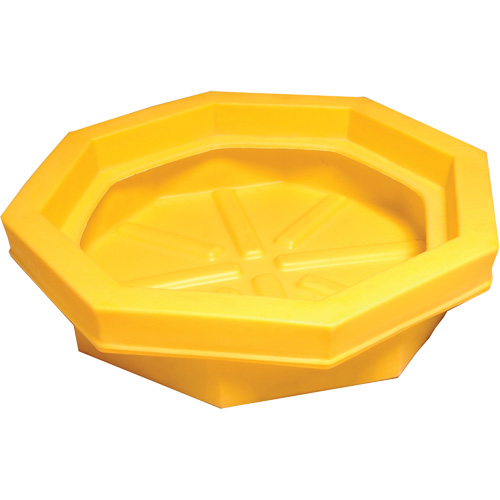 Ultra-Drum Tray sans grille, 32" lo x 32" la x 8,1" h, Cap. de d&eacute;versement 22,8 gal. US Pathway Supply LP