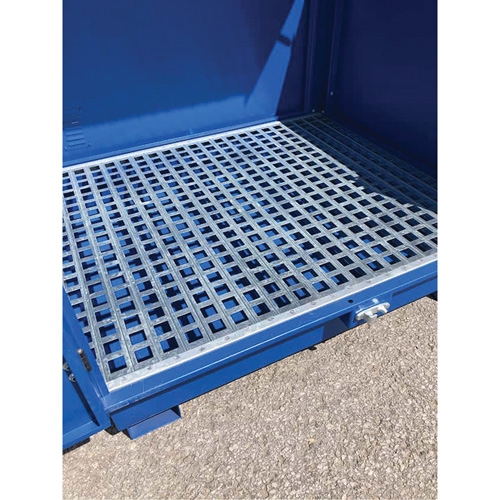 Palette de d&eacute;versement en acier avec couvercle rigide S-4 Ultra, 61" lo x 54,4" la x 52" h, Capacit&eacute; de charge 4700 lb Pathway Supply LP