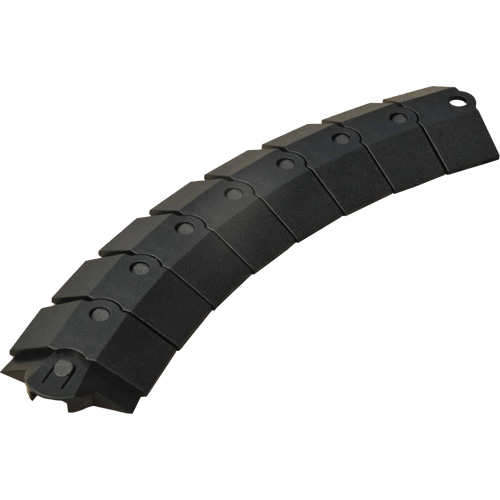 Small Ultra-Sidewinder Cable Protection System&reg; with Endcaps, 39.5" x 3" x 0.8", 2000 lbs. (1 tons) Pathway Supply LP