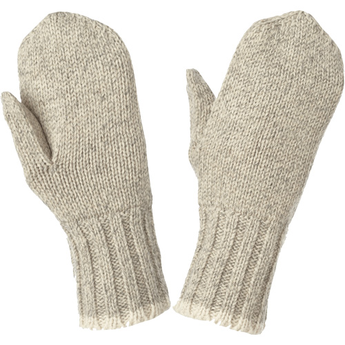 Brushed Rag Wool Lined Mitts, Size Large, Mitt Pathway Supply LP