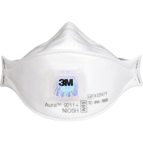 Respirateur &agrave; particules Aura 9211+, N95, Certifi&eacute; NIOSH Pathway Supply LP