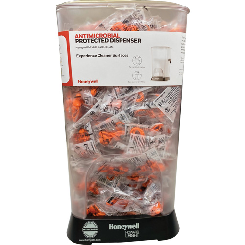Distributeur de bouchons doreille filaires HL400 AM avec boîte de bouchons doreille QD30 Pathway Supply LP