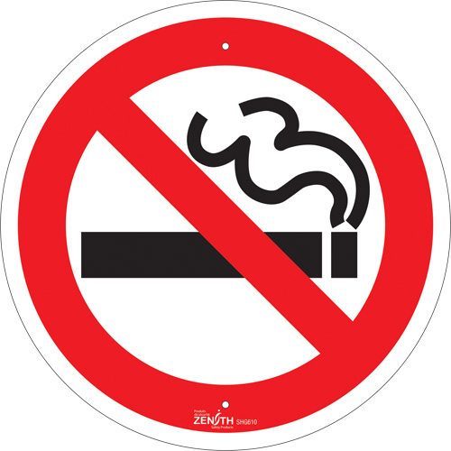 No Smoking CSA Standard Safety Sign, 12" x 12", Aluminum, Pictogram Pathway Supply LP