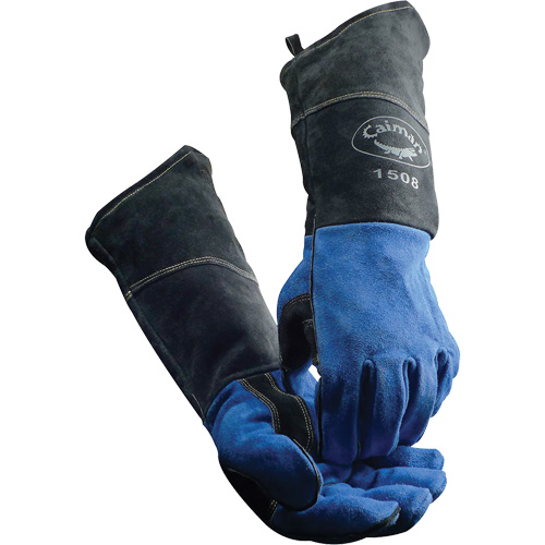 Gants de soudeur Caiman, Cuir de vache refendu, Taille Grand Pathway Supply LP