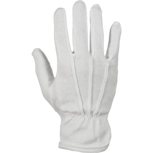 Classic Inspectors Parade Gloves, Cotton/Nylon, Unhemmed Cuff, 10/X-Large Pathway Supply LP