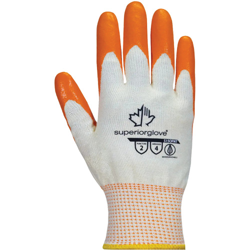 Dexterity&reg; Gloves, 6/X-Small, Foam Nitrile Coating, 15 Gauge, Cotton Shell Pathway Supply LP