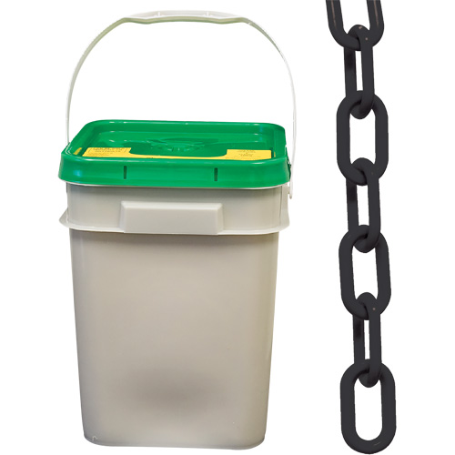 Heavy-Duty Plastic Safety Chain, Black Pathway Supply LP