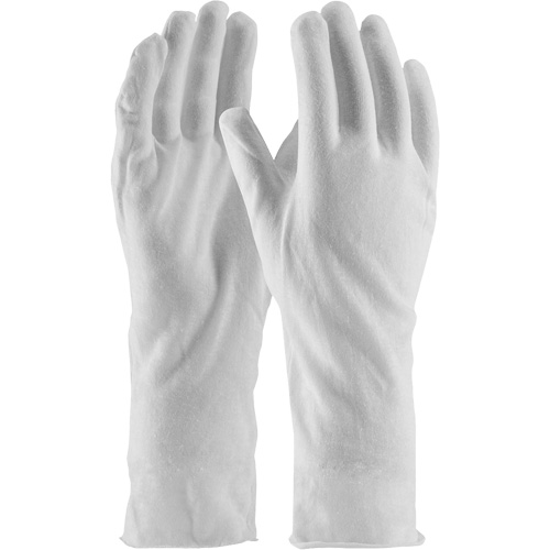 CleanTeam&reg; Premium Inspection Gloves, Cotton, Unhemmed Cuff, One Size Pathway Supply LP
