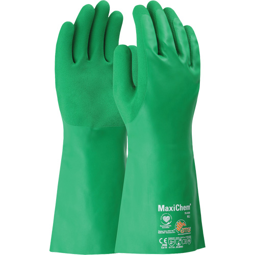 Gants r&eacute;sistants aux produits chimiques ATG MaxiChem, Taille Petit, 14" lo, Nitrile Pathway Supply LP