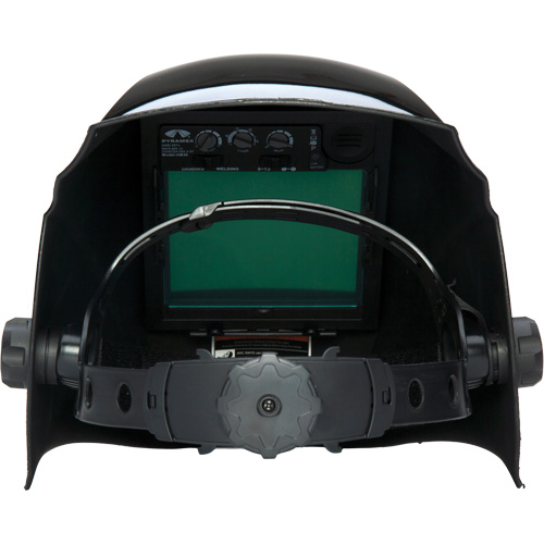 Casque de soudeur autonoircissant Leadhead, 3,8" lo x 3,4" la Champ de vision, Teinte 9 - 13, Noir Pathway Supply LP
