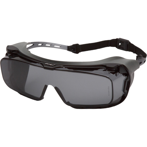 Cappture Safety Glasses, Grey Lens, Anti-Fog, ANSI Z87+/Meets/Exceeds CSA Z94.3 Pathway Supply LP