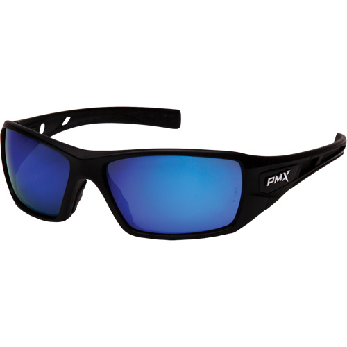Velar Safety Glasses, Blue Mirror Lens, ANSI Z87+/Meets/Exceeds CSA Z94.3 Pathway Supply LP