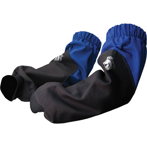 BSX&reg; FR Cotton Sleeves, 19" L, Black/Blue Pathway Supply LP