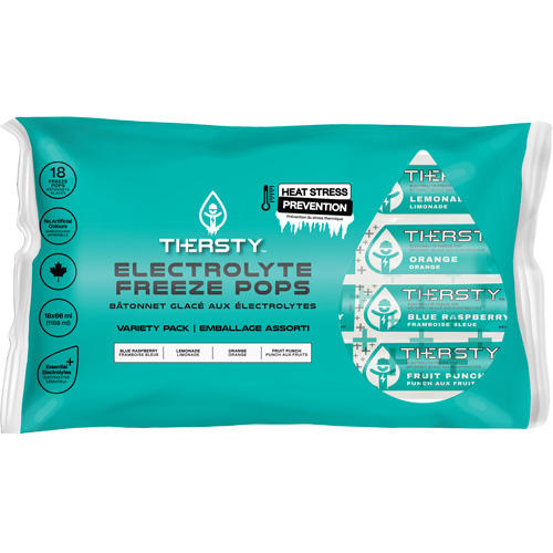 B&acirc;tonnets gel&eacute;s de boisson hydratante, Gel&eacute;, Saveurs vari&eacute;es Pathway Supply LP