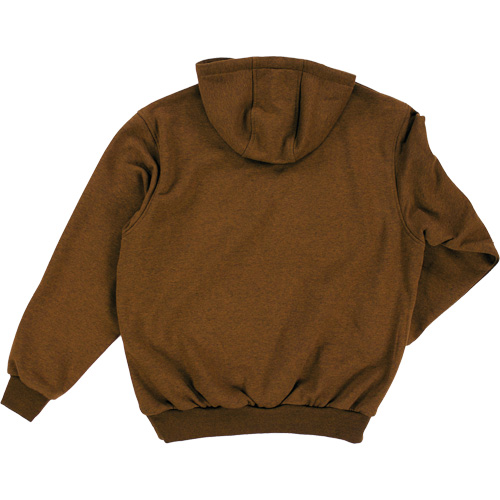 Water Repellent Fleece Pullover Hoodie, Men's, Large, Brown Pathway Supply LP