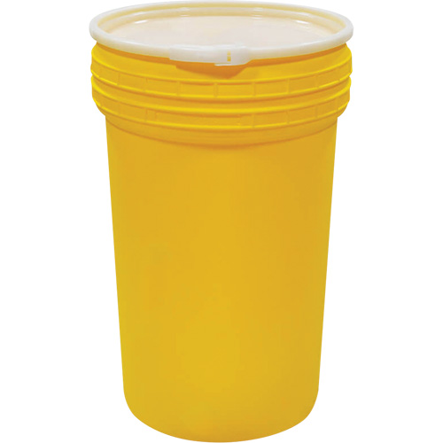 Ensemble de baril emboîtable en plastique pour laboratoire, 55 gal. US, Mobile Pathway Supply LP