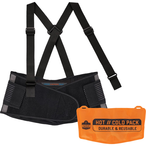 Proflex 1675 Back Support Brace with Cooling/Warming Pack, Spandex, X-Small Pathway Supply LP