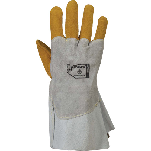 Gants de soudage 335DBP Endura, Cuir de vache refendu/Cuir d'&eacute;lan refendu, Taille Petit Pathway Supply LP
