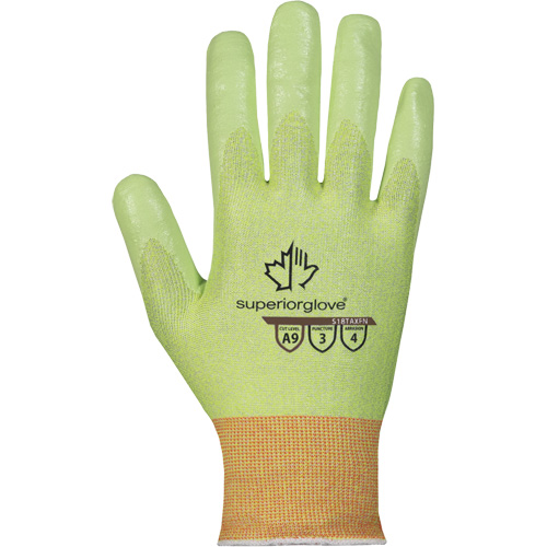 Hi-Viz S18TAXFN Cut-Resistant Gloves, Size 6, 18 Gauge, Foam Nitrile Coated, TenActiv Shell, ASTM ANSI Level A9 Pathway Supply LP