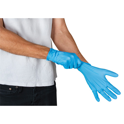 Vending Pack Disposable Gloves, Small, Nitrile, 4.5-mil, Powder-Free, Blue, Class 2 Pathway Supply LP
