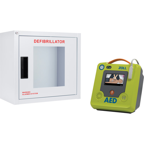 AED 3 AED & Wall Cabinet Kit, Semi-Automatic, English, Class 4 Pathway Supply LP