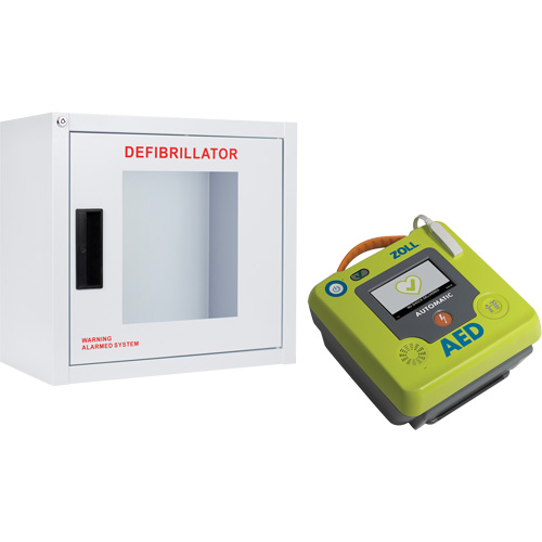 Ensemble armoire murale et d&eacute;fibrillateur AED 3, Semi-automatique, Français, Classe 4 Pathway Supply LP
