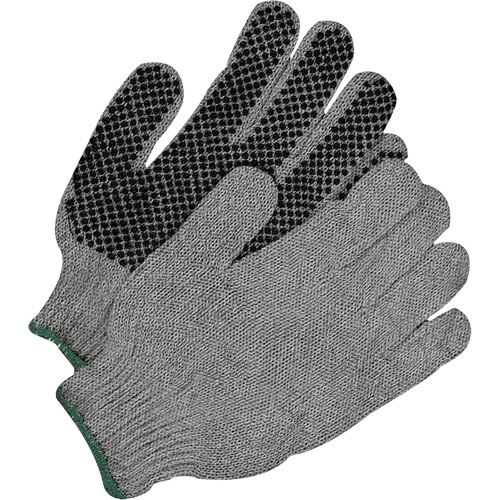 Grip Gloves, Poly/Cotton, Single Sided, X-Large Pathway Supply LP