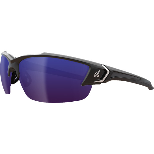 Khor G2 Safety Glasses, Blue Mirror Lens, Anti-Scratch/Polarized, ANSI Z87+/MCEPS GL-PD 10-12/Meets/Exceeds CSA Z94.3 Pathway Supply LP