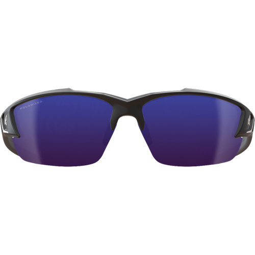 Khor G2 Safety Glasses, Blue Mirror Lens, Anti-Scratch/Polarized, ANSI Z87+/MCEPS GL-PD 10-12/Meets/Exceeds CSA Z94.3 Pathway Supply LP