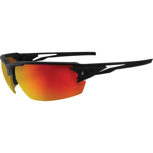 Pumori Safety Glasses, Red/Mirror Lens, Anti-Scratch, ANSI Z87+/MCEPS GL-PD 10-12/Meets/Exceeds CSA Z94.3 Pathway Supply LP