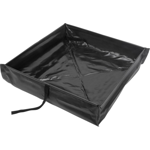 Collapsible Roll-Up Spill Berm, 15 US gal. Capacity, 2' W x 2' L x 6" H Pathway Supply LP