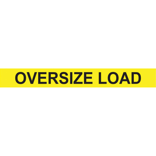 Oversize Load Heavy Haul Sign, Aluminum, 96" W x 12" H Pathway Supply LP