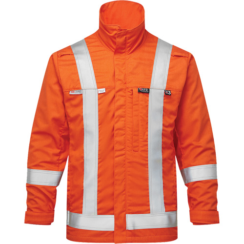 UltraSoft&reg; 7 oz. Skyline Summer Bomber Jacket, Large, High Visibility Orange Pathway Supply LP
