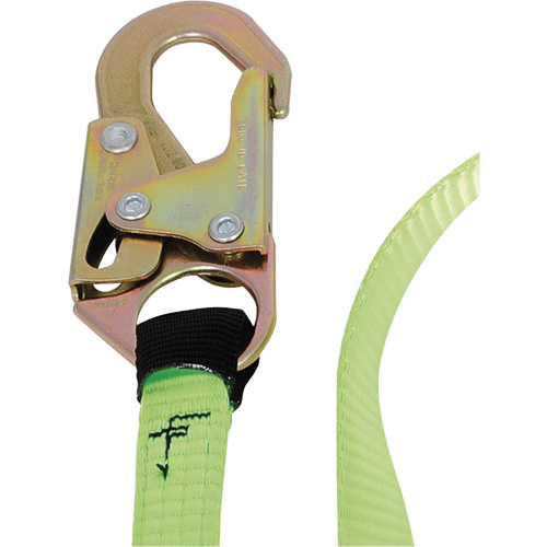 SA-54000-6 Shock Absorbing Lanyard, 6', Snap Hook Center, Snap Hook Leg Ends, Polyester Pathway Supply LP