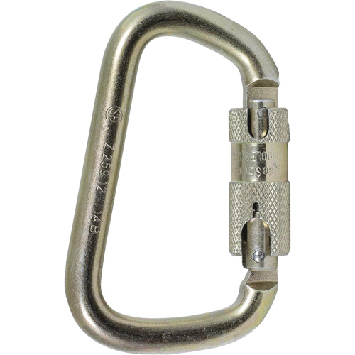 CP-03015-1 Zinc Plated Carabiner with 1" Gate Opening, Steel Pathway Supply LP