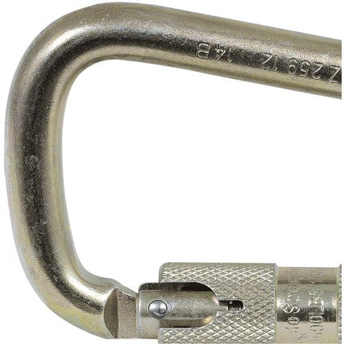 CP-03015-1 Zinc Plated Carabiner with 1" Gate Opening, Steel Pathway Supply LP