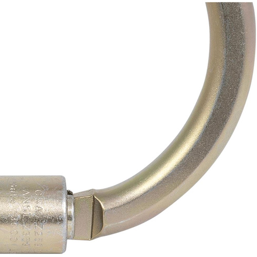 CP-04011-1 Zinc Plated Carabiner with 2" Gate Opening, Steel Pathway Supply LP