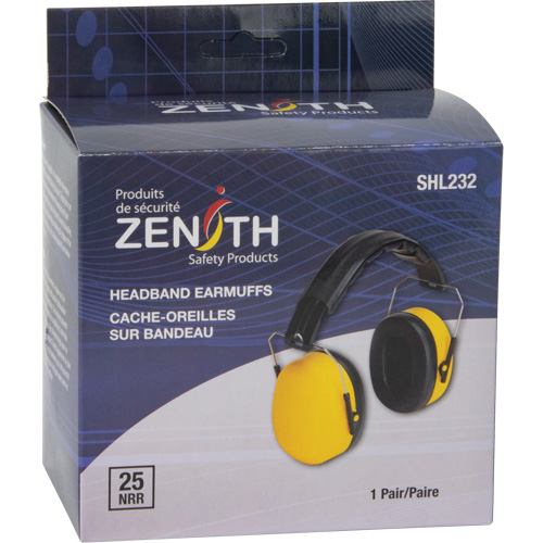 Passive Ear Muffs, Headband, 25 NRR dB Pathway Supply LP