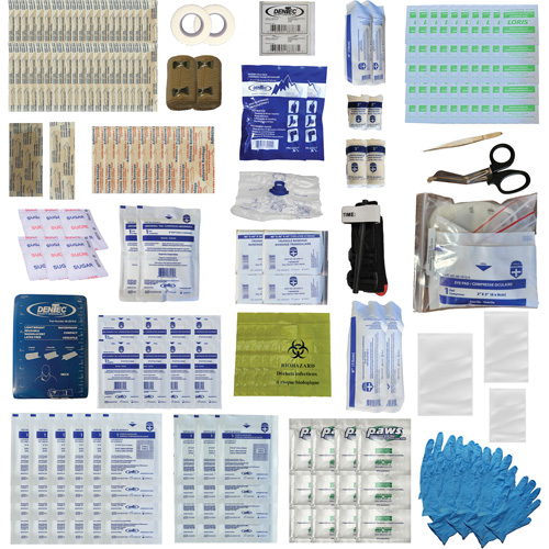 Shield First Aid Kit, Meets/Exceeds CSA Z1220-24 Type 3 High-Risk Environment, Medium (26-50 Workers) Pathway Supply LP