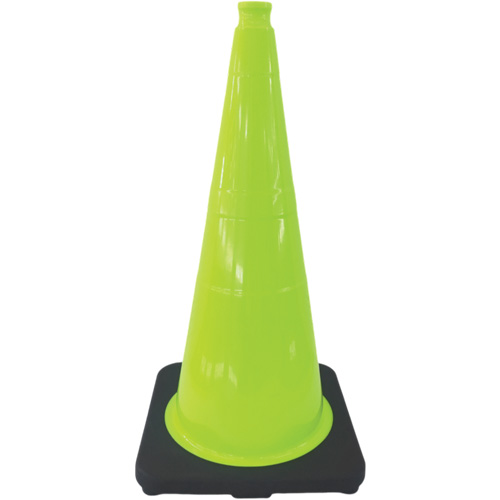 Premium Traffic Cone, 18", Lime Green Pathway Supply LP