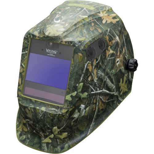 Masque de soudage VIKING 2450 s&eacute;rie ADV White Tail Camo, 3,82" lo x 2,44" la Champ de vision, Teinte 5 - 13 Pathway Supply LP
