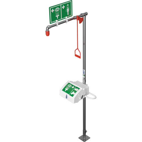 Douche combin&eacute;e avec cuvette ferm&eacute;e en ABS et entr&eacute;e sup&eacute;rieure, Socle Pathway Supply LP