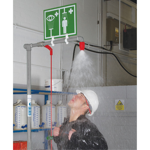 Combination Shower with Closed ABS Bowl & Top Inlet, Pedestal Pathway Supply LP