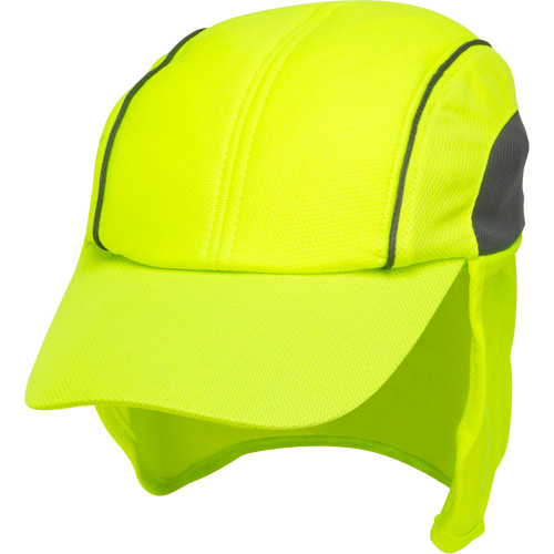 Chapeaux de refroidissement avec voiles pour le cou, Lime haute visibilit&eacute; Pathway Supply LP