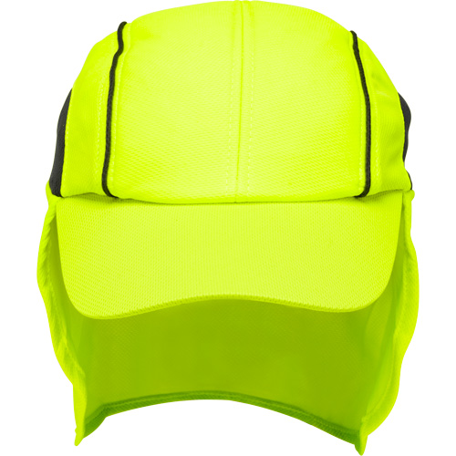 Chapeaux de refroidissement avec voiles pour le cou, Lime haute visibilit&eacute; Pathway Supply LP