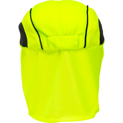 Chapeaux de refroidissement avec voiles pour le cou, Lime haute visibilit&eacute; Pathway Supply LP