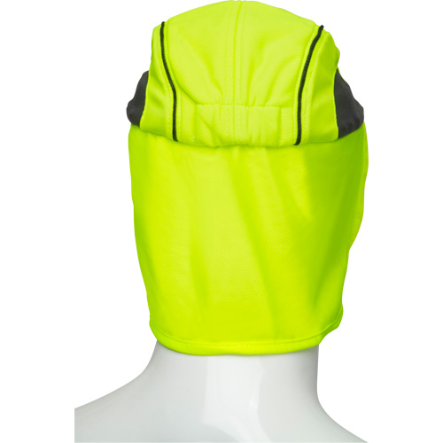 Chapeaux de refroidissement avec voiles pour le cou, Lime haute visibilit&eacute; Pathway Supply LP