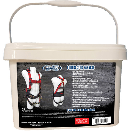 Harnais de s&eacute;curit&eacute; pour entrepreneurs dans un seau, Certifi&eacute;e CSA, Classe AP, T-Grand, Cap. 352 lb Pathway Supply LP