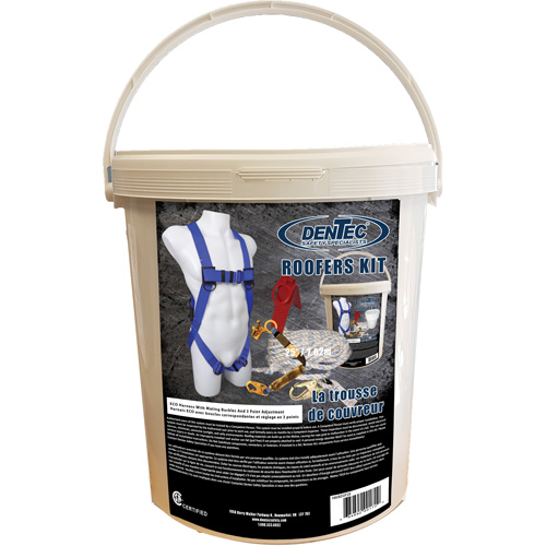 ECO Roofer's Kit with 25' Rope, CSA Certified, Class A, Large/Medium/X-Large, 310 lbs. Cap. Pathway Supply LP