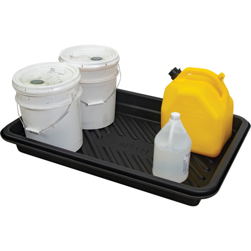 Plateau pour les d&eacute;versements, 24" lo x 36" la x 4,5" h, Cap. de d&eacute;versement 18 gal. US Pathway Supply LP